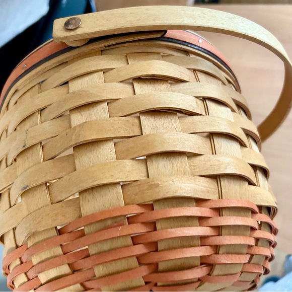 1995 Longaberger basket Pumpkin Combo Pumpkin cloth Liner/Protector/booklets - Picture 4 of 7